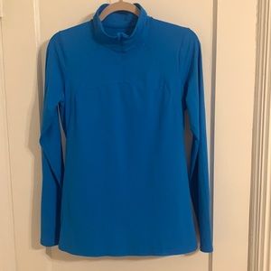 Gap Fit Quarter Zip Long Sleeve Top Size Medium